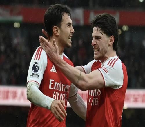 近期已顯疲態(tài)，本賽季英超中賴斯和蘇比門迪總共跑了596km