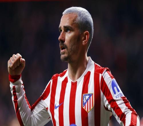 484場(chǎng)，格列茲曼成為馬競(jìng)隊(duì)史出場(chǎng)次數(shù)第四多的球員