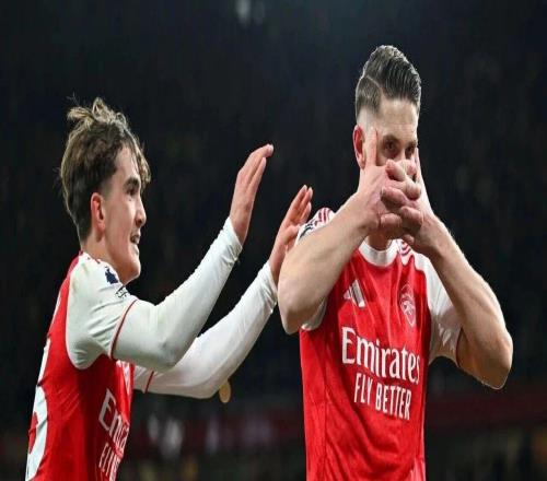 英超第30輪：阿森納20埃弗頓視頻集錦，哲凱賴什道曼建功