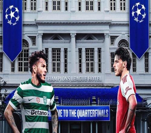 阿森納將在歐冠14決賽對陣葡體，哲凱賴什將面對舊主