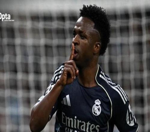 維尼修斯在阿韋洛亞麾下15場打入8球，超過阿隆索時代33場7球