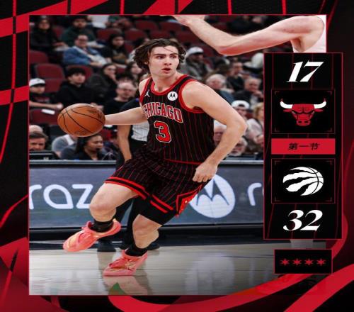 猛龍7人上雙30分狂勝三殺公牛吉迪三分8中1河村勇輝5+2