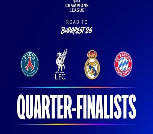 歐冠14決賽開球時間：皇馬vs拜仁4月8日凌晨300開打