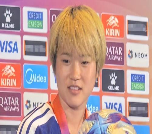 浜野舞香：練習過很多次這種射門，這是我喜歡的射門方式