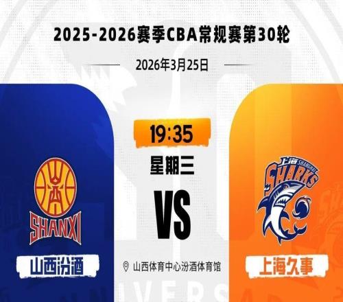 CBA常規賽第30輪，上海久事男籃11280勝山西汾酒男籃