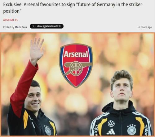 法爾克：阿森納領(lǐng)先新星特雷索爾迪爭(zhēng)奪！槍手10人退出本期國(guó)家隊(duì)