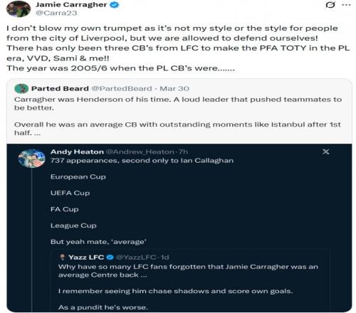 曾經(jīng)的默默無聞卡拉格揭秘我當年如何逆襲PFA最佳陣容擊敗眾多傳奇球星_英超直播