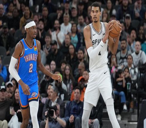 MVP之爭，雷霆隊亞歷山大向馬刺隊文班亞馬發(fā)出一聲隱晦的挑釁