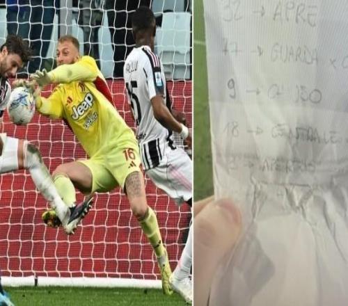 米體：平索利奧遞給迪格雷戈里奧一張紙條，幫助他撲出了點球