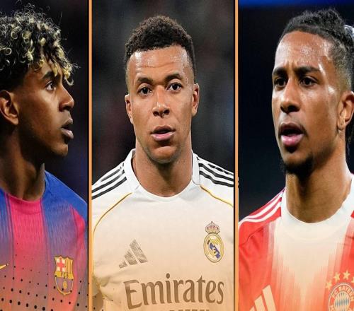 登貝萊剛捧杯1個月，2026金球榜已把他踢出前3