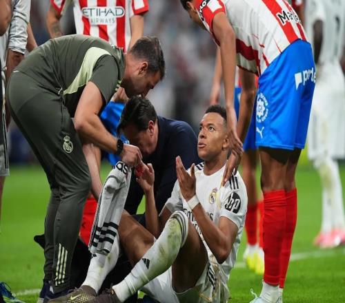 皇馬內(nèi)部炸了：姆巴佩被肘擊縫3針，VAR全程裝瞎