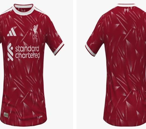 利物浦下賽季主場球衣曝光：深栗紅色調(diào)，靈感來自90年代戰(zhàn)袍