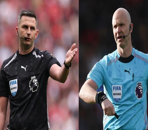 英超官方：奧利弗和泰勒等七名英超裁判將吹罰世界杯比賽
