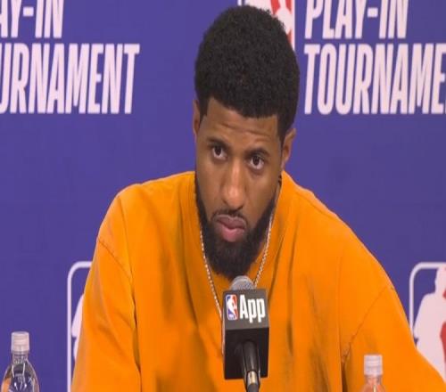 喬治：我經(jīng)歷了無數(shù)挑戰(zhàn)但依舊沒能突破我們只是在爭取到一個不太可能的機(jī)會_NBA直播