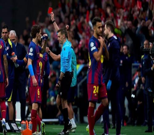 世體：巴薩向歐足聯投訴，列舉戰馬競兩回合七處誤判