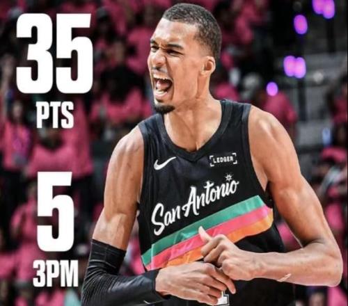 剛剛，新秀暴砍35分！驚艷絕倫，恭喜楊瀚森，季后賽首秀