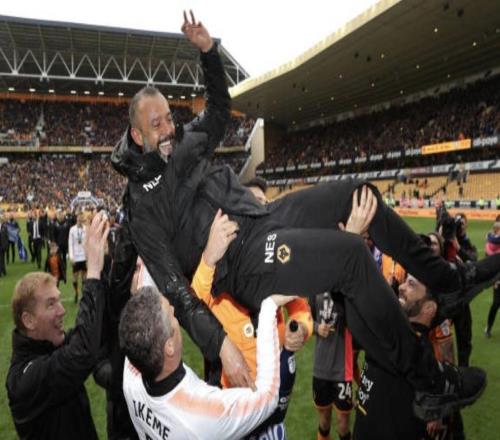 西汉姆联00水晶宫送狼队降级，此前正是努诺带狼队升入英超