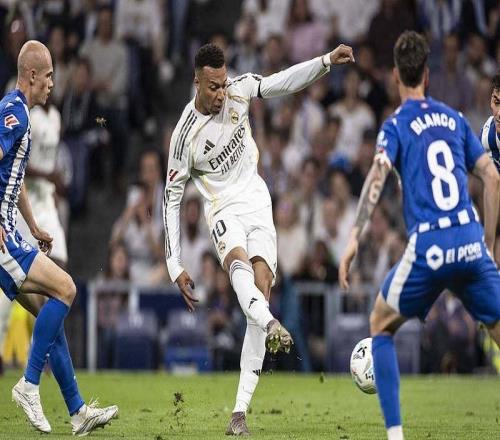 皇馬21阿拉維斯姆巴佩、維尼修斯破門