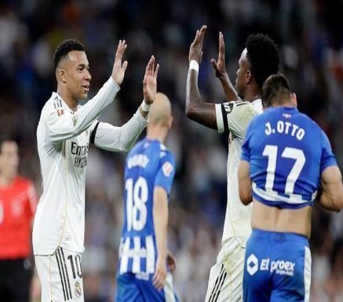 【西甲】姆巴佩維尼修斯對(duì)飆遠(yuǎn)射，皇馬2比1阿拉維斯