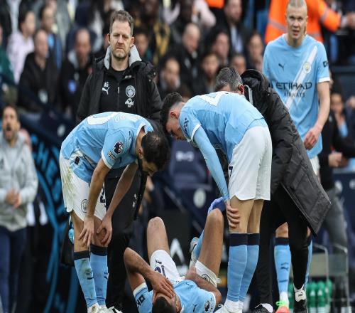 泰晤士：扫描结果显示罗德里伤势并不严重，未来两场可能轮休