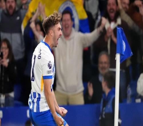 2223賽季至今布萊頓U21球員英超打進59球，同期所有球隊第一