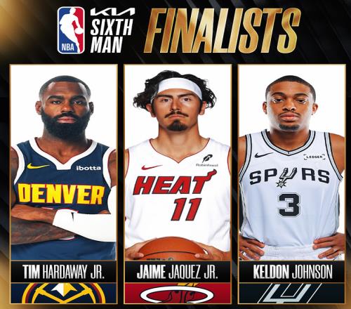 官宣！年度最佳第六人出爐，哈克斯73分完敗，馬刺新隊魂超越妖刀