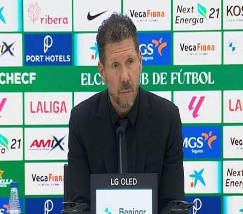 西蒙尼：球员们拼尽全力想至少带走一分，责任全在我