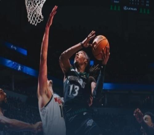 華子迪文傷退激活狼隊(duì)替補(bǔ)，掘金16分慘敗，約基奇惱羞成怒被驅(qū)逐