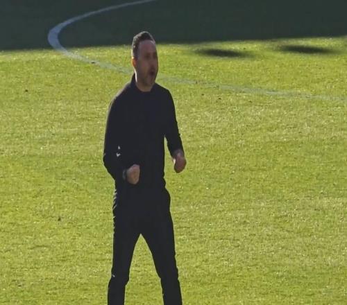 来之不易的胜利，赛后德泽尔比面对球迷激情挥拳庆祝