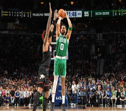 凱爾特人面對76人轟進24顆三分，打破隊史季后賽三分紀錄