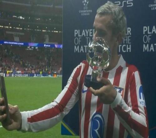 攻防俱佳，格列兹曼当选马竞vs阿森纳全场最佳球员