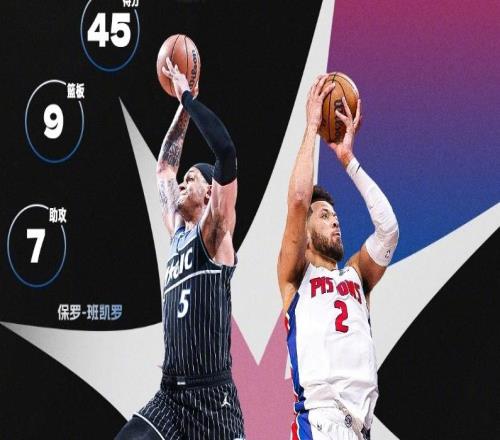 45分對飚45分！狀元秀大戰(zhàn)，活塞拒絕黑八奇跡！