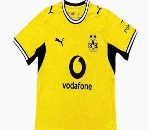 多特下赛季主场球衣曝光：经典黄黑，暗纹灵感来自鲁尔工业区