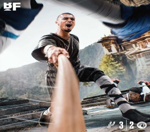五郎八卦棍，外媒G5賽后曬出文班亞馬少林武僧海報