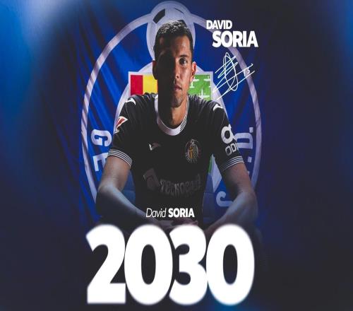 官方：赫塔費與門將戴維索里亞續約至2030年