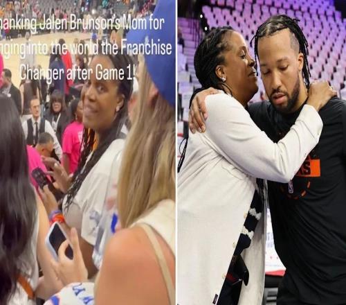 NBA總決賽看臺這一幕爆火他當眾感謝布倫森媽媽