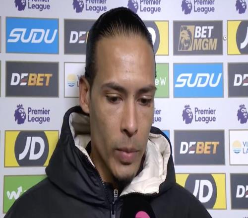 第一丢球前被推范戴克:这就是判罚的现实,我们必须接受