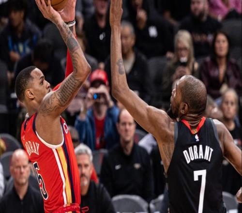 7.6秒关键中投+决胜两罚!KD拯救乌度卡太惨烈鹈鹕两致命失误