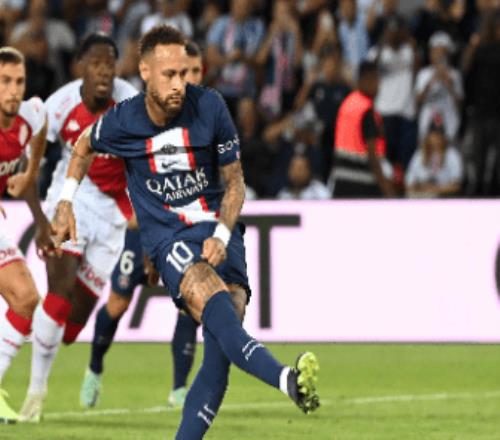 法甲内马尔点射梅西姆巴佩中柱巴黎11摩纳哥