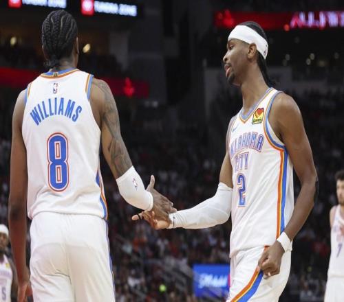 雷霆戰(zhàn)勝火箭后，主帥盛贊亞歷山大和杰倫威廉姆斯的進(jìn)攻表現(xiàn)