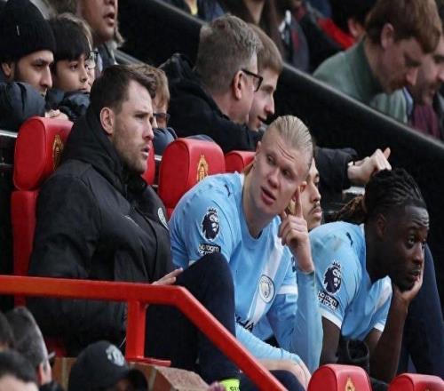 未進球！曼聯球迷嘲諷哈蘭德：你爸還好嗎