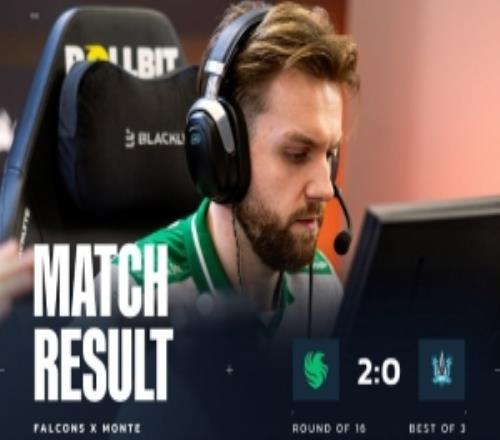 孩神神了！42殺全場轟爆京介2v5殘局四殺Falcons橫掃Monte