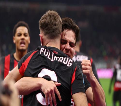 10！米蘭20輪不敗仍距國米3分800萬新援登場3分鐘絕殺+加盟首球