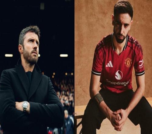 當不了隊友當你教練了，B費此前說最想搭檔的曼聯傳奇是卡里克