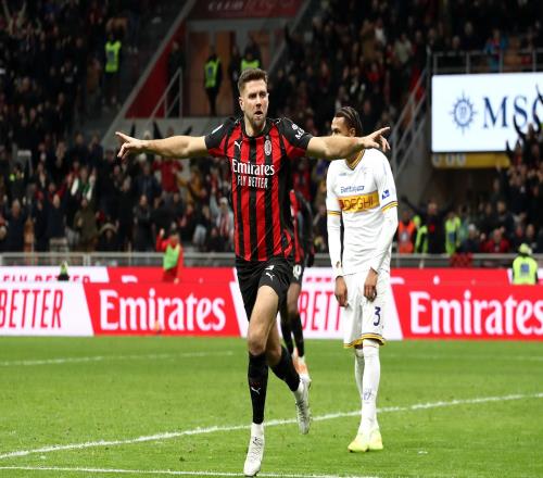 對(duì)陣萊切制勝，菲爾克魯格成米蘭隊(duì)史意甲破門德國(guó)球員第三人