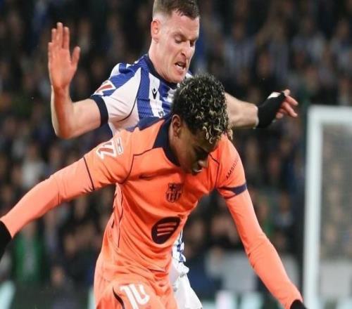 巴薩本賽季各項(xiàng)賽事?lián)糁虚T框數(shù)已達(dá)23次，為歐洲五大聯(lián)賽榜首