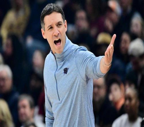 牛，雷霆隊僅用10名球員就擊敗騎士隊，主教練對此“贊不絕口”