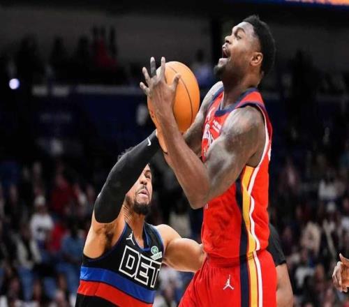 坎宁安生病锡安退赛!活塞险胜鹈鹕巩固东部第一杜伦20+15