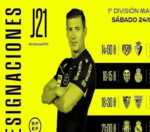 周六西甲裁判：索托格拉多將執法皇馬客戰比利亞雷亞爾