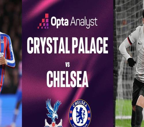 近4個賽季切爾西倫敦德比拿分第二多，水晶宮則倒數第二